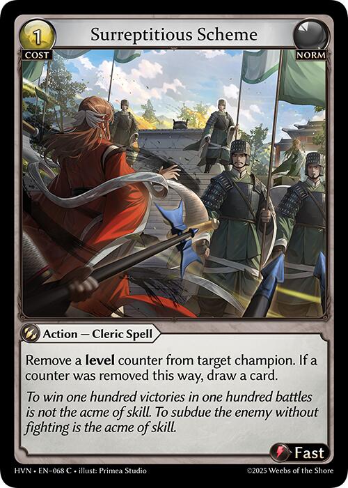 Surreptitious Scheme (068) [Abyssal Heaven]