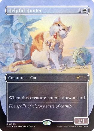 Helpful Hunter (0895) (Rainbow Foil) [Secret Lair Drop Series]