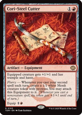 Cori-Steel Cutter (Promo Pack) [Tarkir: Dragonstorm Promos]