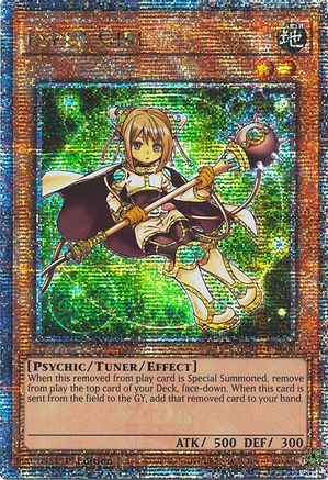 Esper Girl (Quarter Century Secret Rare) (RA04-EN006) - Quarter Century Stampede 1st Edition