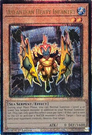Atlantean Heavy Infantry (PUR) (RA04-EN010) - Quarter Century Stampede 1st Edition