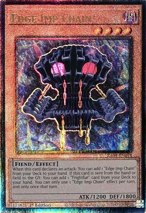 Edge Imp Chain (PUR) (RA04-EN014) - Quarter Century Stampede 1st Edition