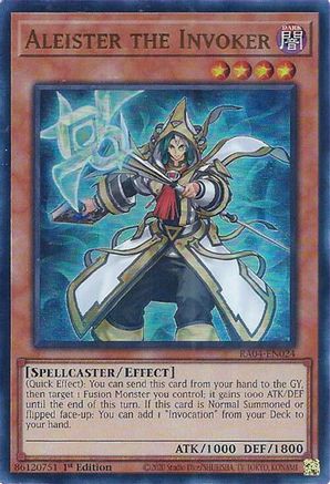 Aleister the Invoker (Alternate Art) (UR) (RA04-EN024) - Quarter Century Stampede 1st Edition