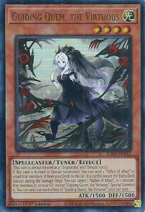 Guiding Quem, the Virtuous (UR) (RA04-EN043) - Quarter Century Stampede 1st Edition