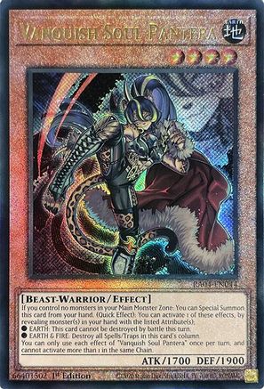 Vanquish Soul Pantera (PUR) (RA04-EN044) - Quarter Century Stampede 1st Edition