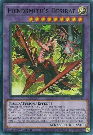 Fiendsmith's Desirae (RA04-EN056) - Quarter Century Stampede 1st Edition
