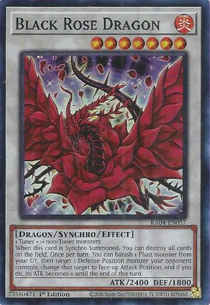 Black Rose Dragon (RA04-EN057) - Quarter Century Stampede 1st Edition