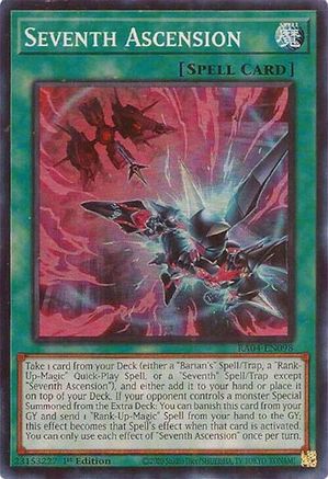 Seventh Ascension (RA04-EN098) - Quarter Century Stampede 1st Edition