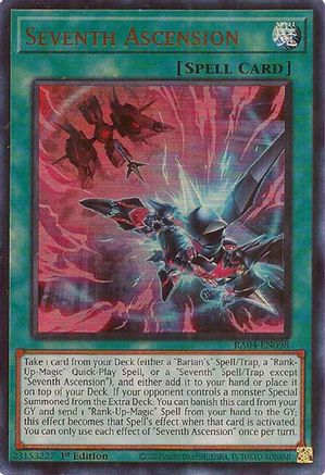 Seventh Ascension (UR) (RA04-EN098) - Quarter Century Stampede 1st Edition