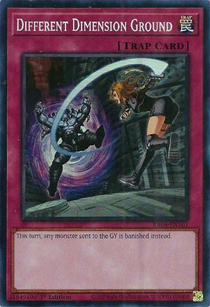 Different Dimension Ground (RA04-EN101) - Quarter Century Stampede 1st Edition