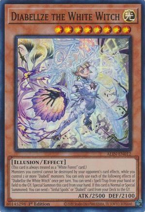 Diabellze the White Witch (ALIN-EN012) - Alliance Insight 1st Edition