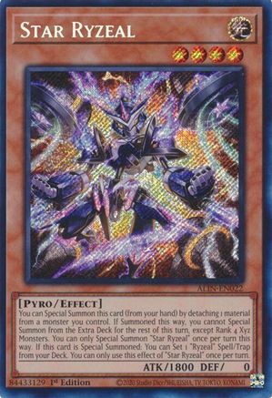 Star Ryzeal (ALIN-EN022) - Alliance Insight 1st Edition