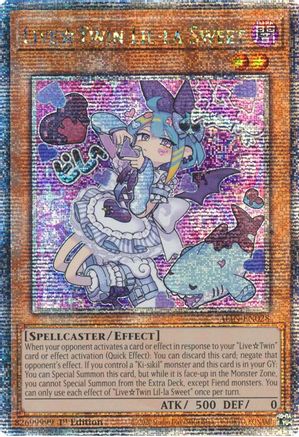 Live Twin Lil-la Sweet (Quarter Century Secret Rare) (ALIN-EN028) - Alliance Insight 1st Edition