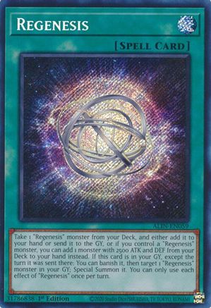 Regenesis (ALIN-EN059) - Alliance Insight 1st Edition