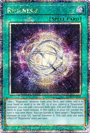 Regenesis (Quarter Century Secret Rare) (ALIN-EN059) - Alliance Insight 1st Edition
