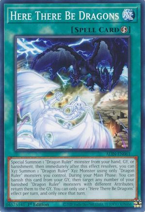 Here There Be Dragons (ALIN-EN061) - Alliance Insight 1st Edition