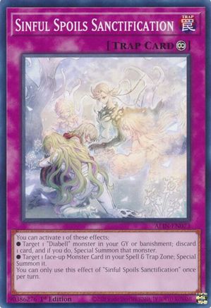 Sinful Spoils Sanctification (ALIN-EN073) - Alliance Insight 1st Edition