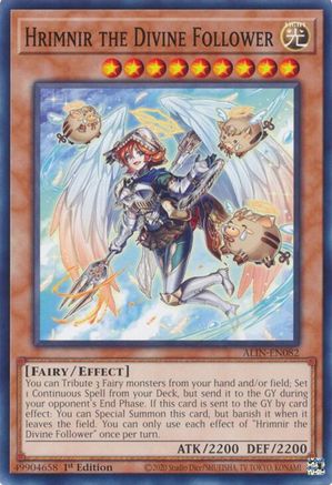 Hrimnir the Divine Follower (ALIN-EN082) - Alliance Insight 1st Edition