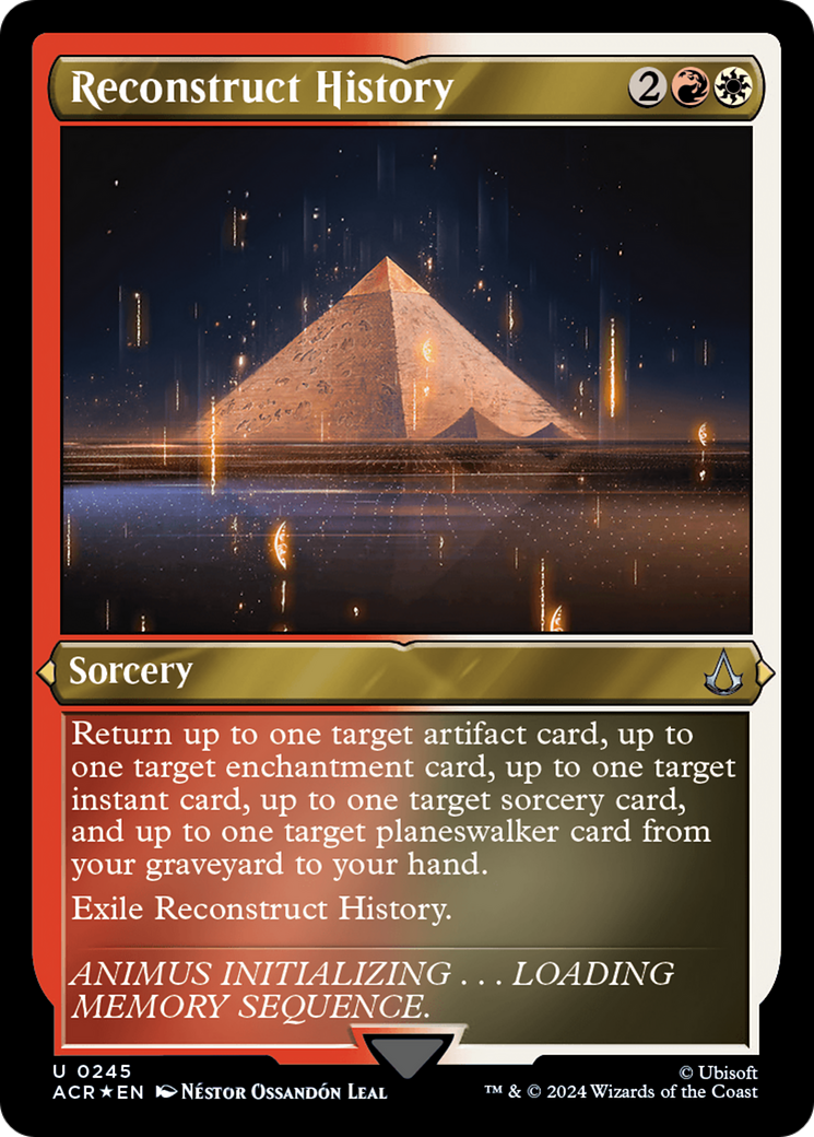 Reconstruct History (Foil Etched) [Assassin's Creed]