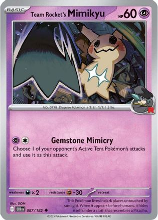 Team Rocket's Mimikyu GX - smD: Ash vs Team Rocket Deck Kit (010)