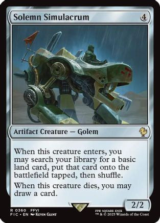 Solemn Simulacrum [FINAL FANTASY Commander]