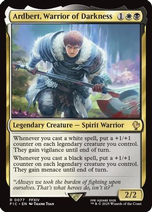 Ardbert, Warrior of Darkness [FINAL FANTASY Commander]