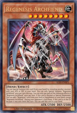 Regenesis Archfiend (ALIN-ENSP1) (ALIN-ENSP1) - Alliance Insight Limited
