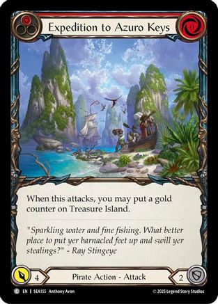 Expedition to Azuro Keys [SEA155] (High Seas)  Rainbow Foil