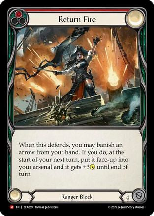 Return Fire [SEA099] (High Seas)  Rainbow Foil