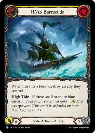 HMS Barracuda [SEA134] (High Seas)  Rainbow Foil