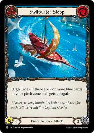 Swiftwater Sloop (Blue) [SEA168] (High Seas)  Rainbow Foil