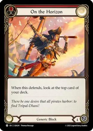 On the Horizon (Red) [SEA241] (High Seas)