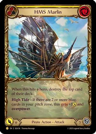 HMS Marlin (Treasure) [SEA136] (High Seas)  Cold Foil