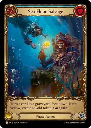 Sea Floor Salvage (Treasure) [SEA146] (High Seas)  Cold Foil