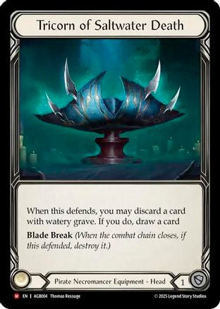 Tricorn of Saltwater Death [AGB004] (Armory Deck: Gravy Bones)  Rainbow Foil