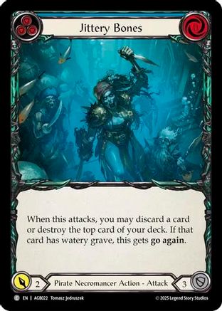 Jittery Bones (Blue) [AGB022] (Armory Deck: Gravy Bones)
