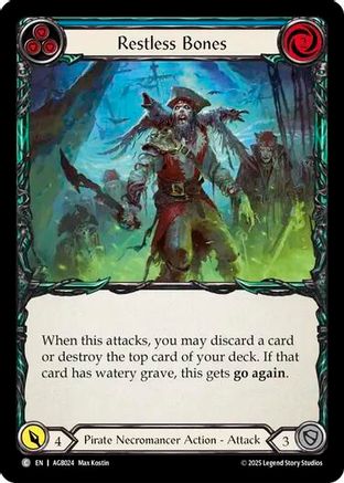 Restless Bones (Blue) [AGB024] (Armory Deck: Gravy Bones)