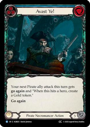Avast Ye! (CC Tag) [AGB025] (Armory Deck: Gravy Bones)