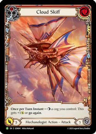 Cloud Skiff (Red) [GEM041] (GEM Pack 2)