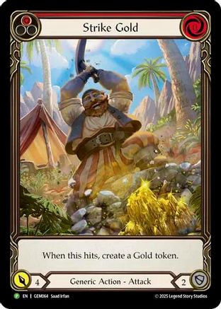 Strike Gold (Red) [GEM064] (GEM Pack 2)