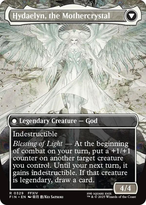 Venat, Heart of Hydaelyn // Hydaelyn, the Mothercrystal (Borderless) [FINAL FANTASY]