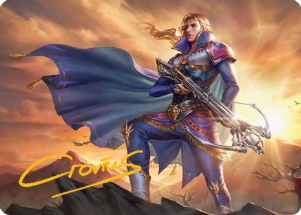Edgar, Master Machinist Art Card (Gold-Stamped Signature) [FINAL FANTASY Art Series]