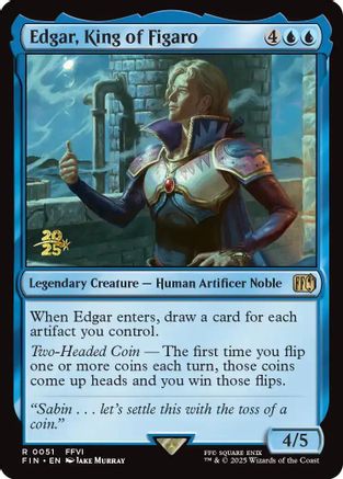 Edgar, King of Figaro [FINAL FANTASY Prerelease Promo]