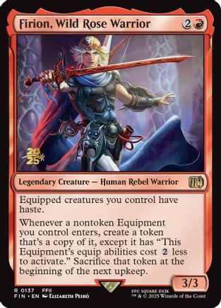 Firion, Wild Rose Warrior [FINAL FANTASY Prerelease Promo]