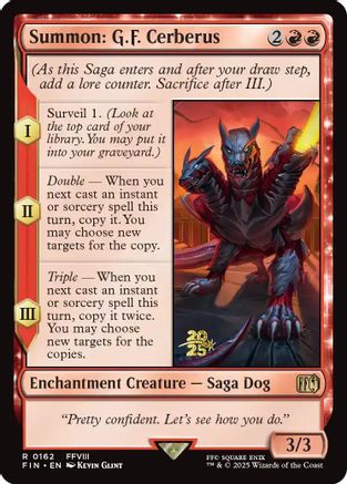 Summon: G.F. Cerberus [FINAL FANTASY Prerelease Promo]