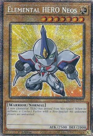 Elemental HERO Neos (Starlight Rare) (BLMM-EN003) - Battles of Legend: Monster Mayhem 1st Edition