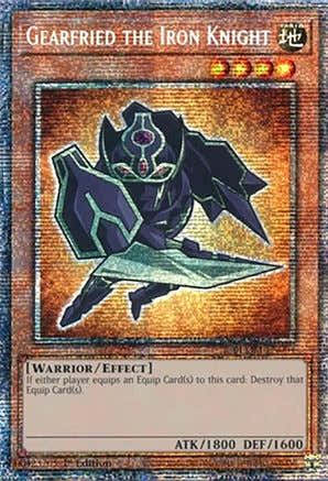 Gearfried the Iron Knight (Starlight Rare) (BLMM-EN004) - Battles of Legend: Monster Mayhem 1st Edition
