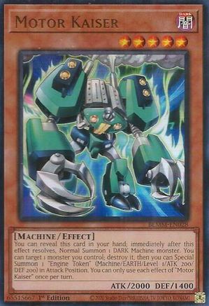 Motor Kaiser (BLMM-EN028) - Battles of Legend: Monster Mayhem 1st Edition