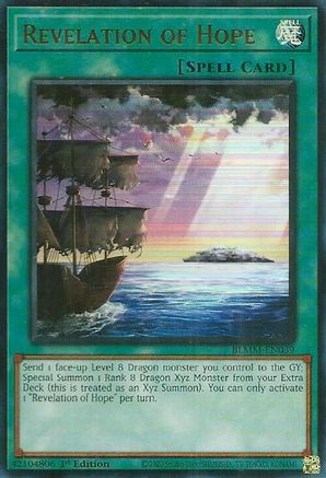 Revelation of Hope (BLMM-EN039) - Battles of Legend: Monster Mayhem 1st Edition