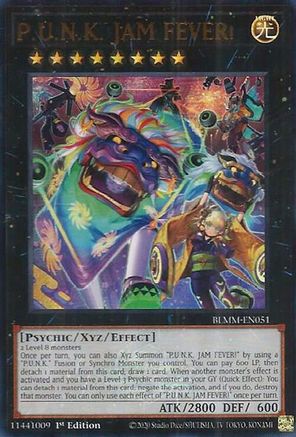 P.U.N.K. JAM FEVER! (BLMM-EN051) - Battles of Legend: Monster Mayhem 1st Edition